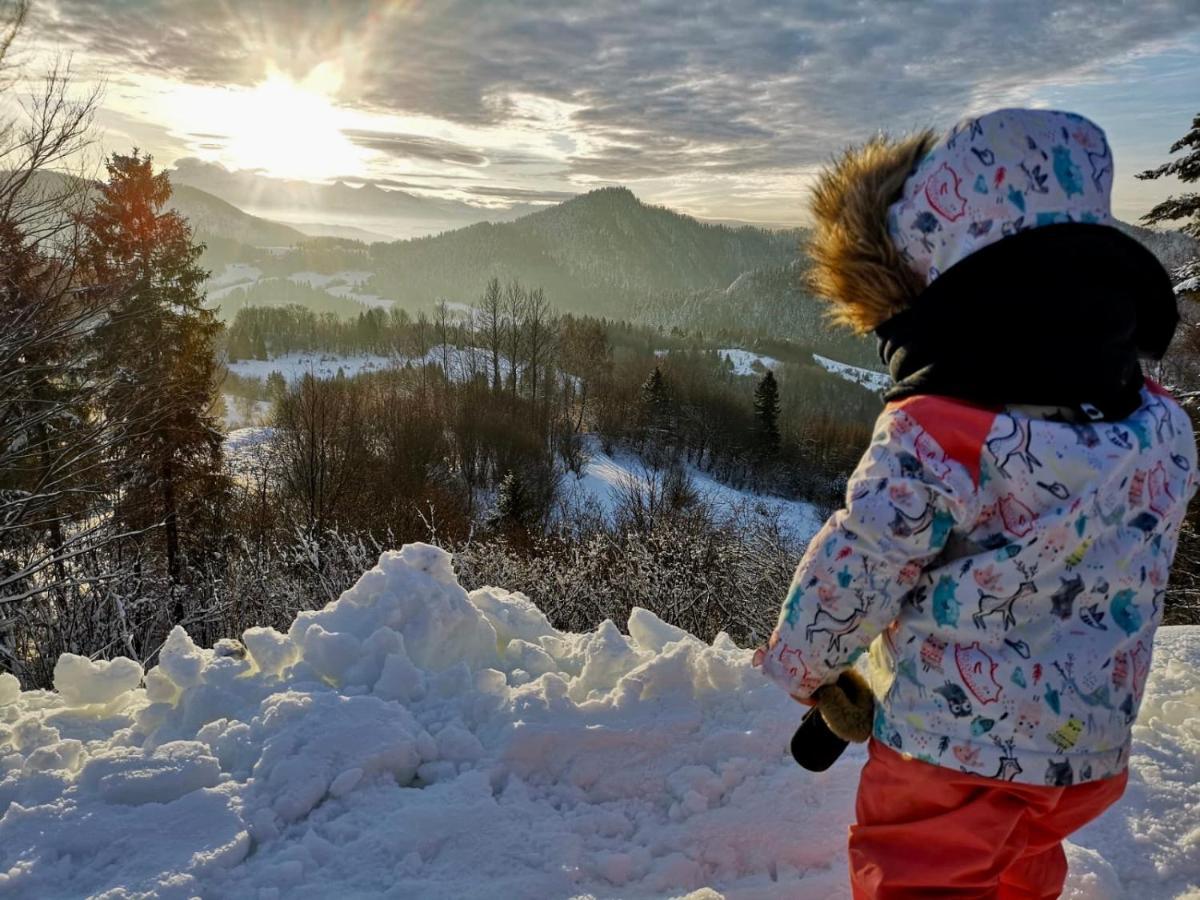 Koza U Woza Wypocznij W Gorach W Rytmie Slow Drewniany Dom Premium Z Widokiem Na Panorame Tatr Ecospa Strefa Fitness Zielona Farma Warsztaty (Adults Only) Szlembark Exteriér fotografie